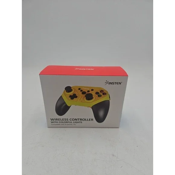 Insten Wireless Pro Controller for Nintendo Switch/OLED/Switch Lite Yellow - Picture 2 of 7